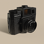 Prop para videojuegos (cámara Holga). Un projet de 3D, Modélisation 3D , et Jeux vidéo de Fernando Morera Celda - 19.12.2019