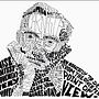 My project in Hand-Drawn Typographic Portrait course. Un proyecto de Dibujo artístico de Leslie Kimble - 07.09.2020