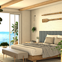 Quarto de Praia Ein Projekt aus dem Bereich 3-D-Design, Architektur, Digitale Architektur, Kreativität, Architektonische Illustration und Innenarchitektur von Bruna Luciano - 08.09.2020