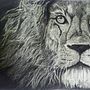 Lion graphite. Un progetto di Disegno, Belle arti, Disegno a matita, Disegno di ritratti e Disegno realistico di Sybel Oz - 12.09.2020