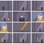 My project in Vectorial Animation Frame by Frame Style with After Effects course Ein Projekt aus dem Bereich 2-D-Animation, Animation und Animation von Figuren von Amy Siripunyo - 18.10.2020