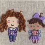 Mi Proyecto del curso: Ilustración de personajes con hilo y aguja . Broderie de Carol Burmester - 11.08.2020