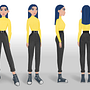 My project in Character Creation for Animation: Shapes, Color, and Expression course Ein Projekt aus dem Bereich 2-D-Animation, Animation von Figuren und Design von Figuren von Amy Siripunyo - 22.11.2020