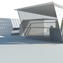 Centro Polideportivo. Architecture, and Architectural Illustration project by Martin V. Ávila - 11.25.2020