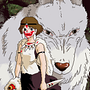 Mononoke Hime (1997). Un proyecto de Ilustración tradicional y Pixel art de Daniel Avila - 01.12.2020
