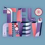 Illustrated Tel Aviv . % natalia_savurova_art tarafından hazırlanan Dijital İllüstras, on, Ve Dijital Harflendirme projesi - 12.08.2020