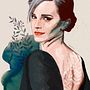Mi Proyecto del curso: Retrato ilustrado con Procreate. Un proyecto de Ilustración digital, Dibujo artístico y Dibujo digital de Maria Orellana - 18.12.2020