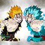 Deku y Bakugo Ein Projekt aus dem Bereich Digitale Illustration von Jennifer Moreno Alguacil - 02.11.2020