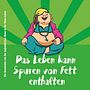 Buchcover "Das Leben kann Spuren von Fett enthalten". Un progetto di Design digitale di Lisa Keskin - 23.12.2020