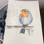 Robin. Een project van Aquarelschilderen van Ainsley McPherson - 28.12.2020