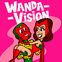 WandaVision. Un proyecto de Dibujo, Ilustración tradicional y Diseño de personajes de adrianoott - 13.01.2021