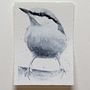 Monochromatic Bird Exercise. Un progetto di Pittura ad acquerello di Jan Helton - 20.01.2021