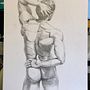 My project in Dynamic Figure Drawing course. Projekt z dziedziny R i sunek anatomiczn użytkownika Tina M. Tepe - 28.01.2021