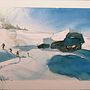 My project in Architectural Sketching with Watercolor and Ink course . Pictură în acuarelă de Nick Wagner - 01.31.2021