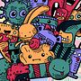  Mi Proyecto del curso: Ilustración vectorial con estilo doodle. Een project van  Urban art van Douglas William Sousa Santos - 05.02.2021
