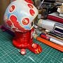Gumball Daruma - Art Toy . Projekt z dziedziny Toy art użytkownika Harriet Bedford - 16.02.2021