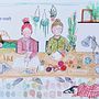 Finally reunited. Un projet de Illustration jeunesse de Nina Midgley - 24.03.2021