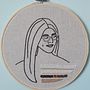 Mi Proyecto del curso: Retrato lineal bordado . Bordir proyek oleh Viviana - 04.06.2021