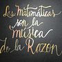 Mi Proyecto del curso: LAS MATEMATICAS Y LA MÚSICA . Lettering project by Alejandro Araya YUtronich - 04.22.2021