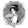 Geisha. Een project van Traditionele illustratie van Celina - 29.04.2021