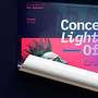 Proyecto del curso: Diseño de carteles para eventos musicales  . Desain, Arahan Seni, Desain Grafis, Dan Desain Poster proyek oleh Dan Rojas - 05.06.2021