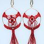 Mi Proyecto del curso: Joyería en macramé. Un proyecto de Artesanía, Diseño de jo, as, Tejido y Macramé de barbara Alvarado Pacheco - 17.05.2021