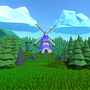 Mi Proyecto del curso: Modelado de escenarios low poly para videojuegos. Un projet de 3D , et Modélisation 3D de Daniel Felipe Castillo Gallo - 04.06.2021