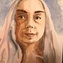 My project in Artistic Portrait with Watercolors course. Un proyecto de Bellas Artes, Pintura, Pintura a la acuarela y Dibujo de Retrato de mecassada - 08.06.2021