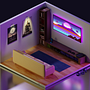 Visualización de un interior con modelado 3D Realista - Angel Vargas . % Angel F Vargas C. tarafından hazırlanan 3D, Mimarlık, Eğitim, İç Mimarlık, Ve 3D Modelleme projesi - 10.26.2020