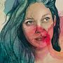 Meu projeto do curso: Retrato Ilustrado com Procreate. Un projet de Illustration traditionnelle, Illustration vectorielle, Illustration numérique , et Dessin de portrait de Salomé Afonso - 27.07.2021