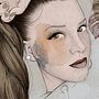 Mi Proyecto del curso: Retrato ilustrado con Procreate . Ilustrație tradițională, Ilustrație vectorială, Ilustrație digitală și Desen de portret de Anna Vigil - 08.01.2021