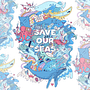 Save Our Seas. Ilustração tradicional, Ilustração vetorial e Ilustração digital projeto de sianhulse - 08.08.2021