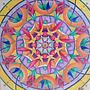 Mandala project. Een project van  Tekening,  Creativiteit, Logo-ontwerp,  Modeontwerp, Aquarelschilderen,  Artistieke tekening, Instagram y Traditionele illustratie van Sara Maite Girardi - 12.08.2021