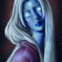 My project in Digital Fantasy Portraits with Photoshop course Karmen Loh.  Thank you for teaching your wisdom! <3 . Ilustrație tradițională, Desen, Ilustrație digitală, Desen de portret, Desen digital și Pictură digitală de Gemmy Gonzalez - 08.11.2021