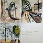 My project in Urban Landscapes in Watercolor course. Fine Arts, Watercolor Painting, and Architectural Illustration project by christinelames_1 - 08.17.2021