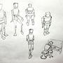 Basic Principles of Drawing People from Imagination - Preparatory Drawings. Een project van Traditionele illustratie,  Beeldende kunst,  Schetsen, Tekening met potlood,  Tekening,  Artistieke tekening y Anatomisch tekenen van Tania Melnyczuk - 19.08.2021