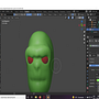 Mars Hunter Head (First modeling on Blender). Projekt z dziedziny Rzeźba, 3D i  Modelowanie 3D użytkownika João Lucas - 21.08.2021