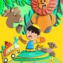 My project in  Creating Characters for Children's Stories with Procreate course. Projekt z dziedziny Trad, c, jna ilustracja, Projektowanie postaci, Ilustracja c, frowa, Ilustracje dla dzieci, R, sunek c i frow użytkownika Krisna Tan - 26.08.2021