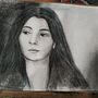 Mi Proyecto del curso: Retrato artístico al carboncillo: creando atmósferas . Ilustrație tradițională, Arte plastice, Desen, Desen de portret, Desen realist și Desen artistic de macarena_canomanuel - 08.27.2021