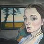 Oil portrait: Lola . Projekt z dziedziny  Sztuki piękne użytkownika Sally Street - 14.09.2021