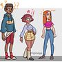 Mi Proyecto del curso: Introducción al diseño de personajes para animación y videojuegos . Projekt z dziedziny Trad, c, jna ilustracja, Projektowanie postaci, Ilustracja c, frowa, R, sunek c, frow, Ilustracje dla dzieci, Gr, komputerowe i Concept art użytkownika Daniel Velasco Liz - 17.09.2021