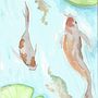 My project in Watercolor Illustration with Japanese Influence course. Een project van Traditionele illustratie,  Tekening y Aquarelschilderen van Mariam Guzmán - 18.09.2021