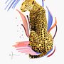 Leopardo, elegante y fuerte. Un progetto di Illustrazione tradizionale, Design, Direzione artistica, Design editoriale, Graphic design, Creatività, Disegno, Illustrazione digitale, Disegno artistico, Arte concettuale, Illustrazione infantile, Design digitale, Illustrazione editoriale e Illustrazione naturalistica di Cecilia Santamaria - 19.04.2021