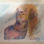 Gatto ad acquerello. Un projet de Illustration traditionnelle de Donatella - 03.10.2021