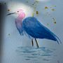 Aigrette bleu . Un progetto di Illustrazione tradizionale, Pittura ad acquerello, Disegno realistico e Illustrazione naturalistica di miroyer - 24.10.2021