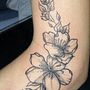Mi Proyecto del curso: Tatuaje botánico con puntillismo . Ilustrație tradițională, Design tatuaj & Ilustrație botanică de Edgar Oswaldo albornoz - 11.07.2021