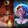 Mi Proyecto del Curso: Retratos digitales de fantasía con Photoshop . Ilustrasi tradisional, Menggambar, Ilustrasi Digital, Menggambar Potret, Gambar Digital, Dan Lukisan Digital proyek oleh Gabriel Saits - 11.09.2021