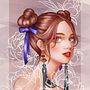 My project in Digital Fantasy Portraits with Photoshop course . Ilustrasi tradisional, Menggambar, Ilustrasi Digital, Menggambar Potret, Gambar Digital, Dan Lukisan Digital proyek oleh ong_mkylie - 11.07.2021
