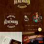 Henemann Barbearia Clássica. Un proyecto de Br e ing e Identidad de Everson Lopes - 23.04.2020