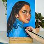 My project in Expressive Oil Portraiture: Explore the Alla Prima Technique course. Een project van Traditionele illustratie,  Olieverfschilderij,  Beeldende kunst y Schilderij van Francesco Cara - 30.11.2021